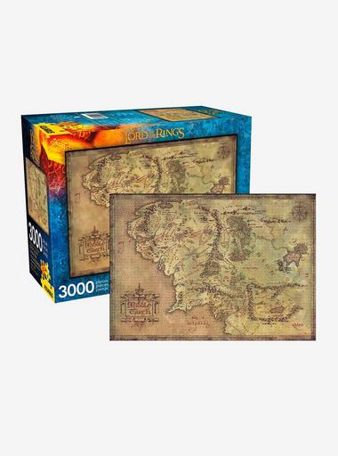 The Lord of the Rings Middle-earth Map 3000-Piece Puzzle | BoxLunch