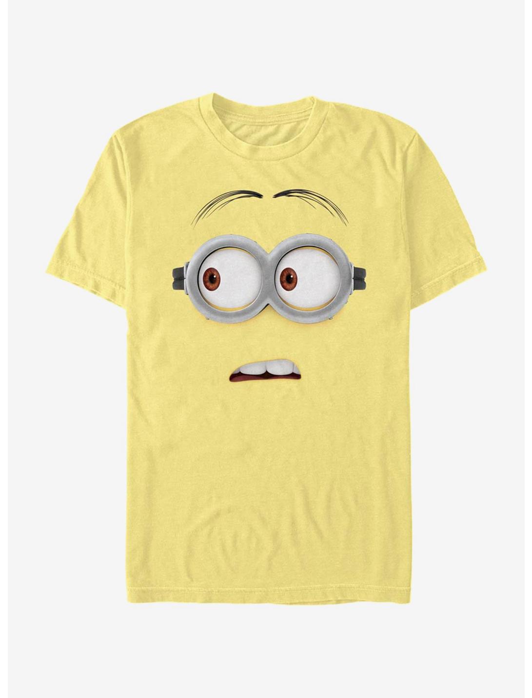 Minions Dave Side Eye Frown T-Shirt, BANANA, hi-res