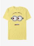 Minions Dave Side Eye Frown T-Shirt, BANANA, hi-res