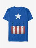 Marvel Captain America Cosplay Suit T-Shirt, ROYAL, hi-res