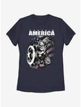 Marvel Captain America Legend Womens T-Shirt, NAVY, hi-res