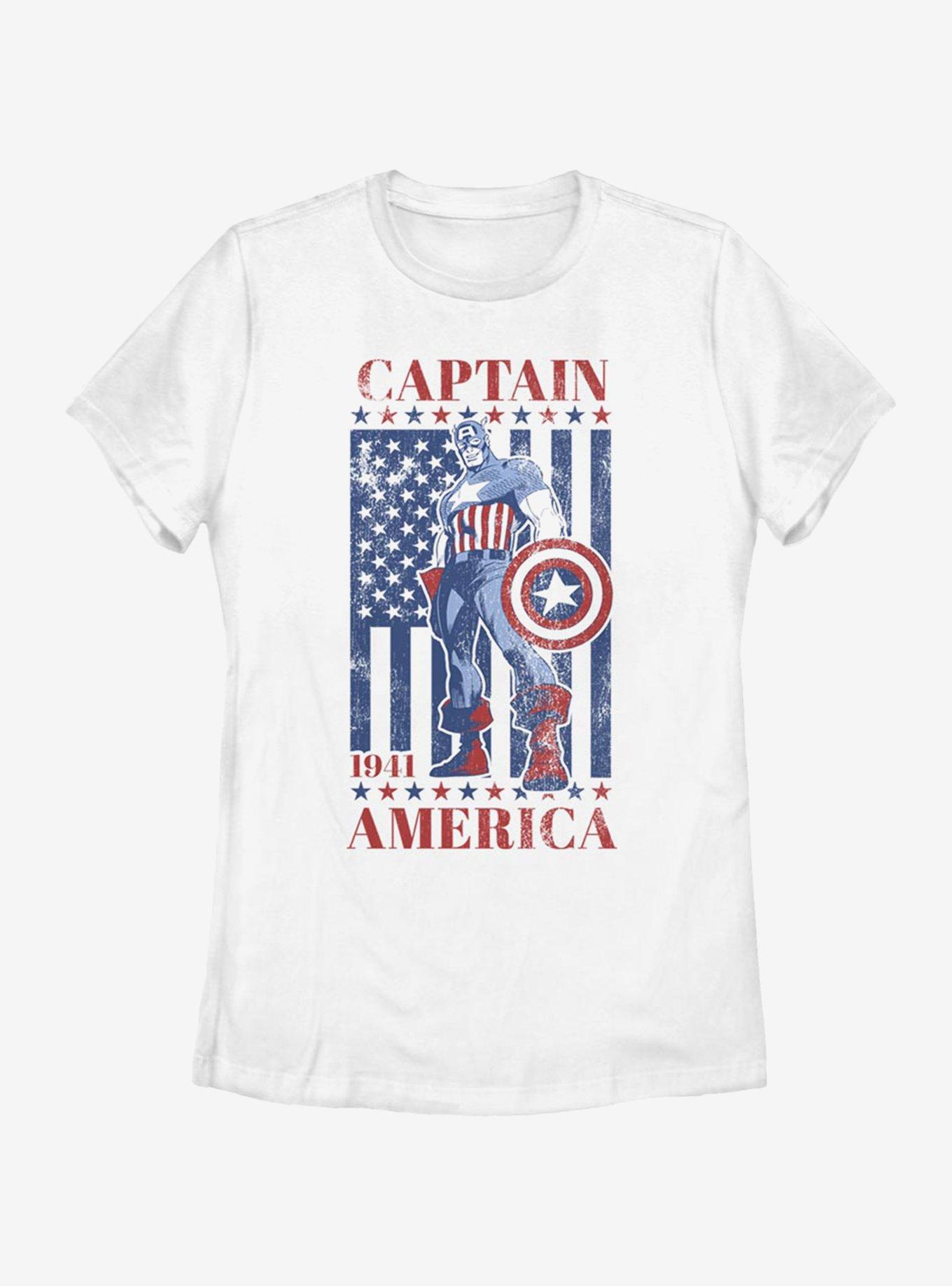 Marvel Captain America Legend Womens T-Shirt, , hi-res