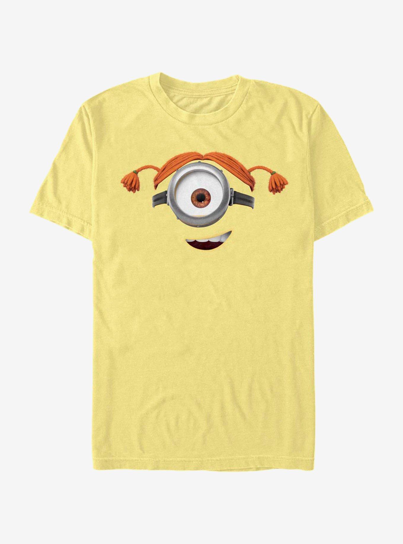 Minions Pigtails Big Face T-Shirt, , hi-res