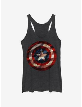 Marvel Captain America Flag Shield Womens Tank Top, , hi-res