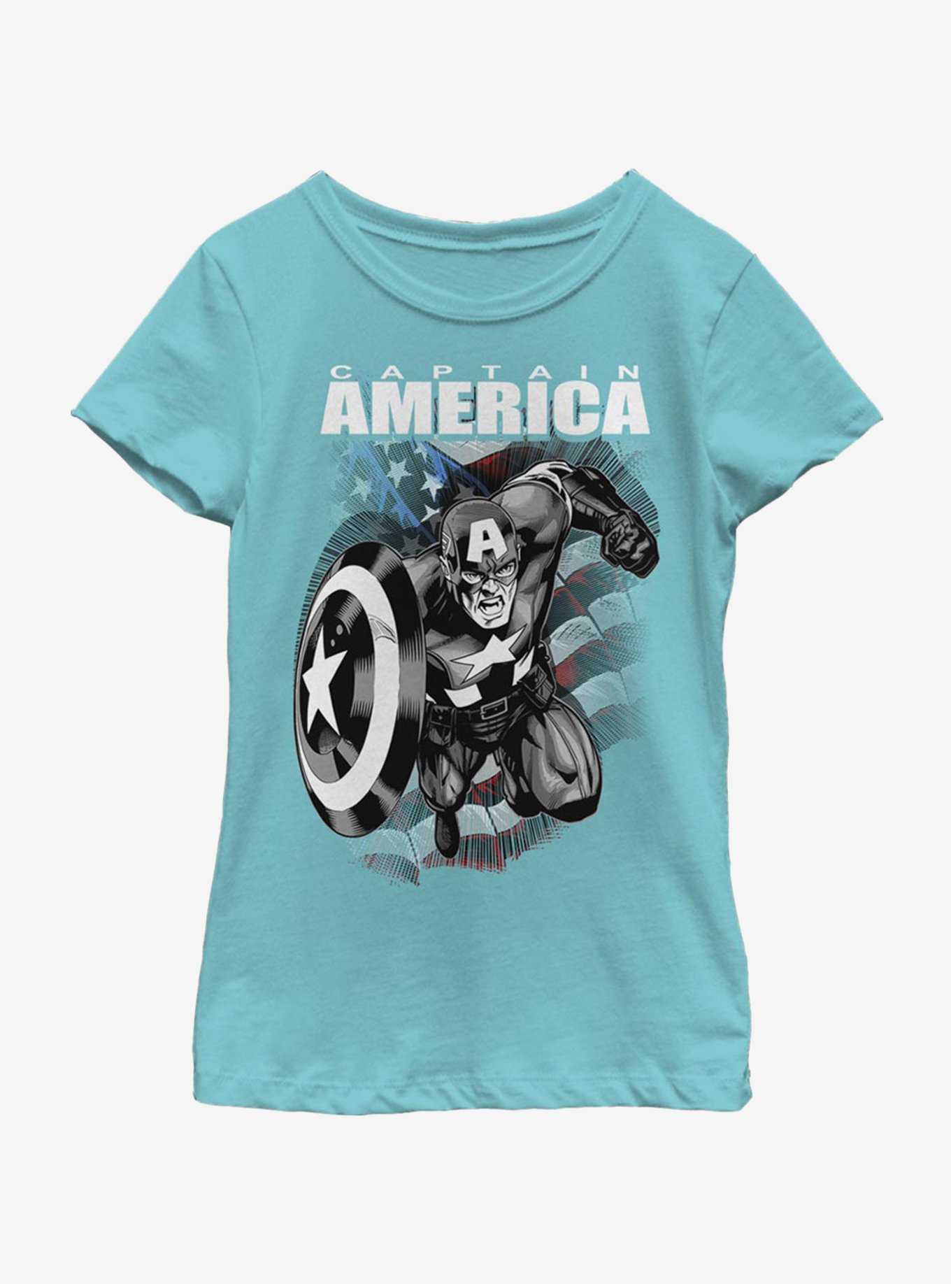 Marvel Captain America Legend Youth Girls T-Shirt, , hi-res