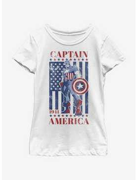 Marvel Captain America Legend Youth Girls T-Shirt, , hi-res