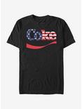 Coke Spangled Title T-Shirt, BLACK, hi-res