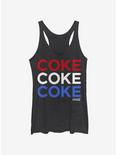 Coke Red White And Coke Womens Tank Top, BLK HTR, hi-res