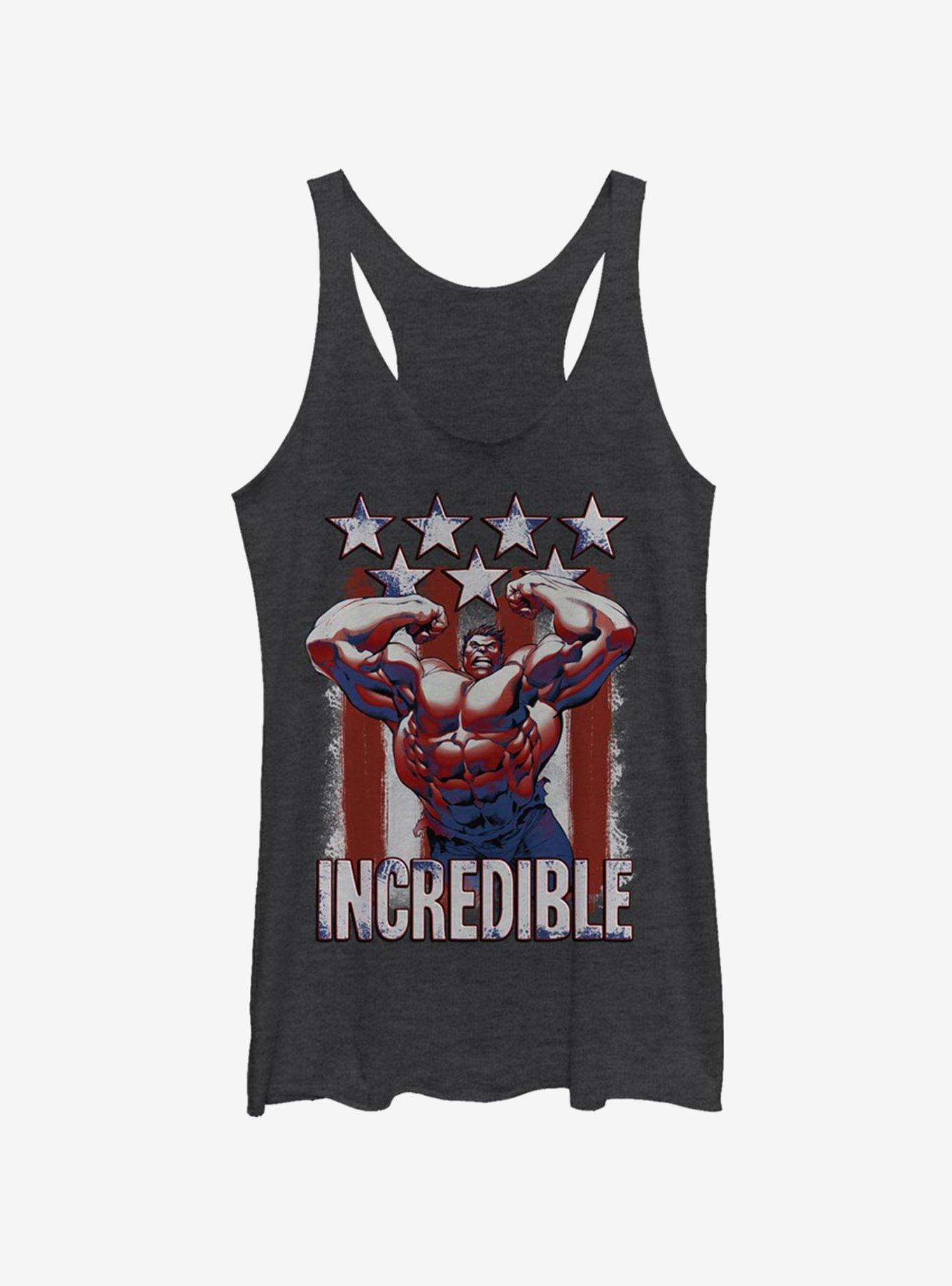 Marvel Hulk Flag Womens Tank Top, , hi-res