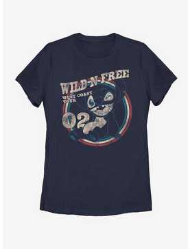 Disney Lilo And Stitch Americana Circle Womens T-Shirt, , hi-res