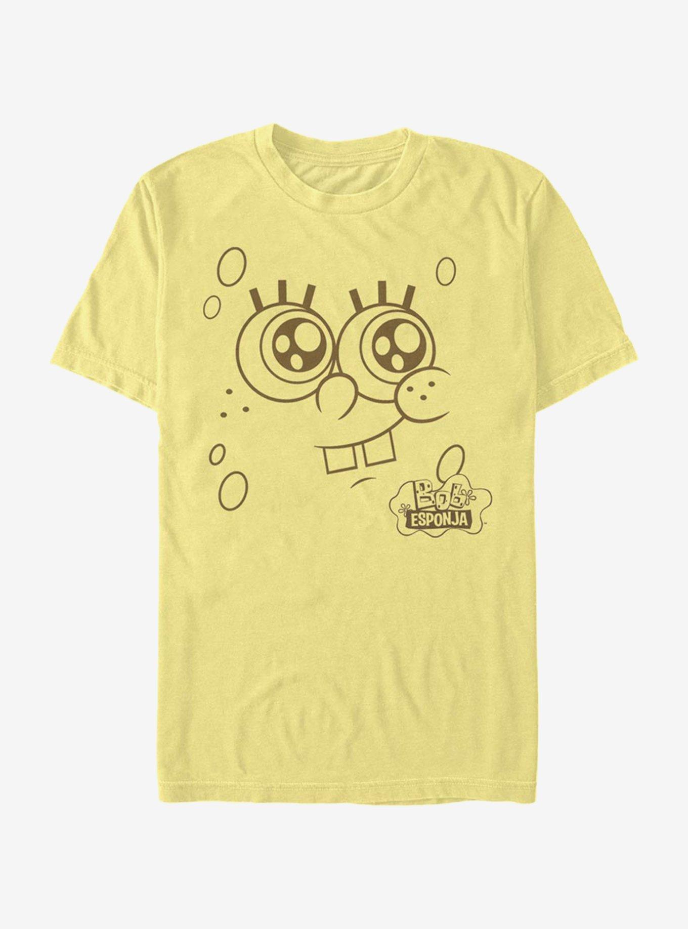 SpongeBob SquarePants Bob Esponja Face T-Shirt, , hi-res