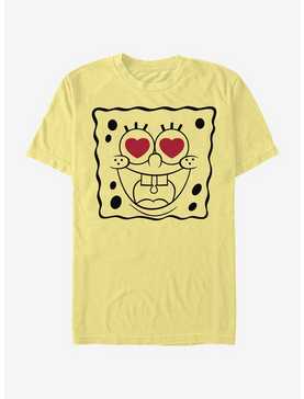 SpongeBob SquarePants Heart Eyes Face T-Shirt, , hi-res