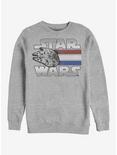 Star Wars Falcon Blast Off Sweatshirt, ATH HTR, hi-res