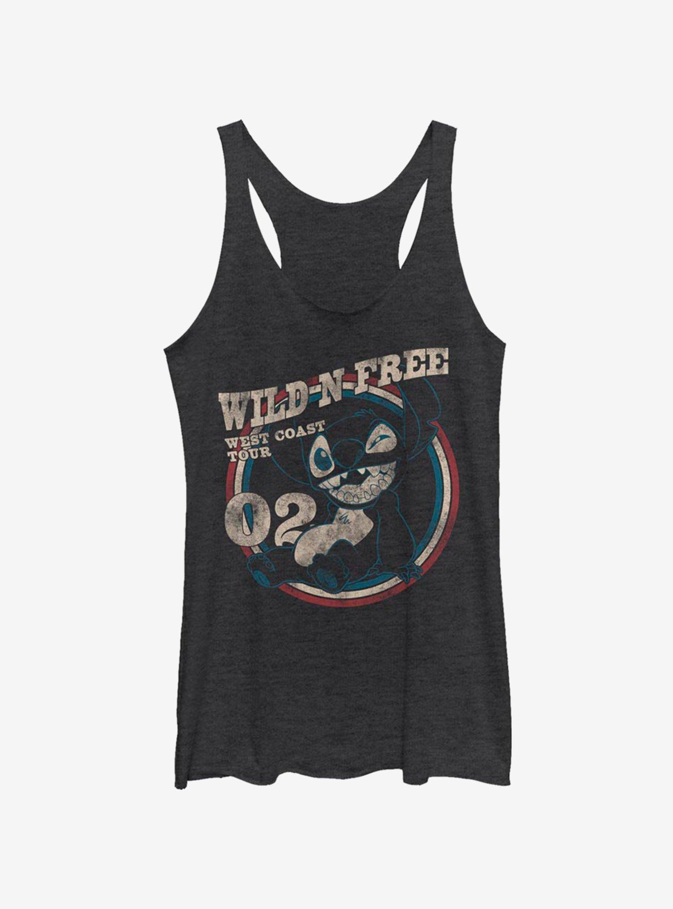 Disney Lilo And Stitch Americana Circle Womens Tank Top, , hi-res