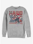 Super Mario Bros. Mario And Stripes Sweatshirt, ATH HTR, hi-res