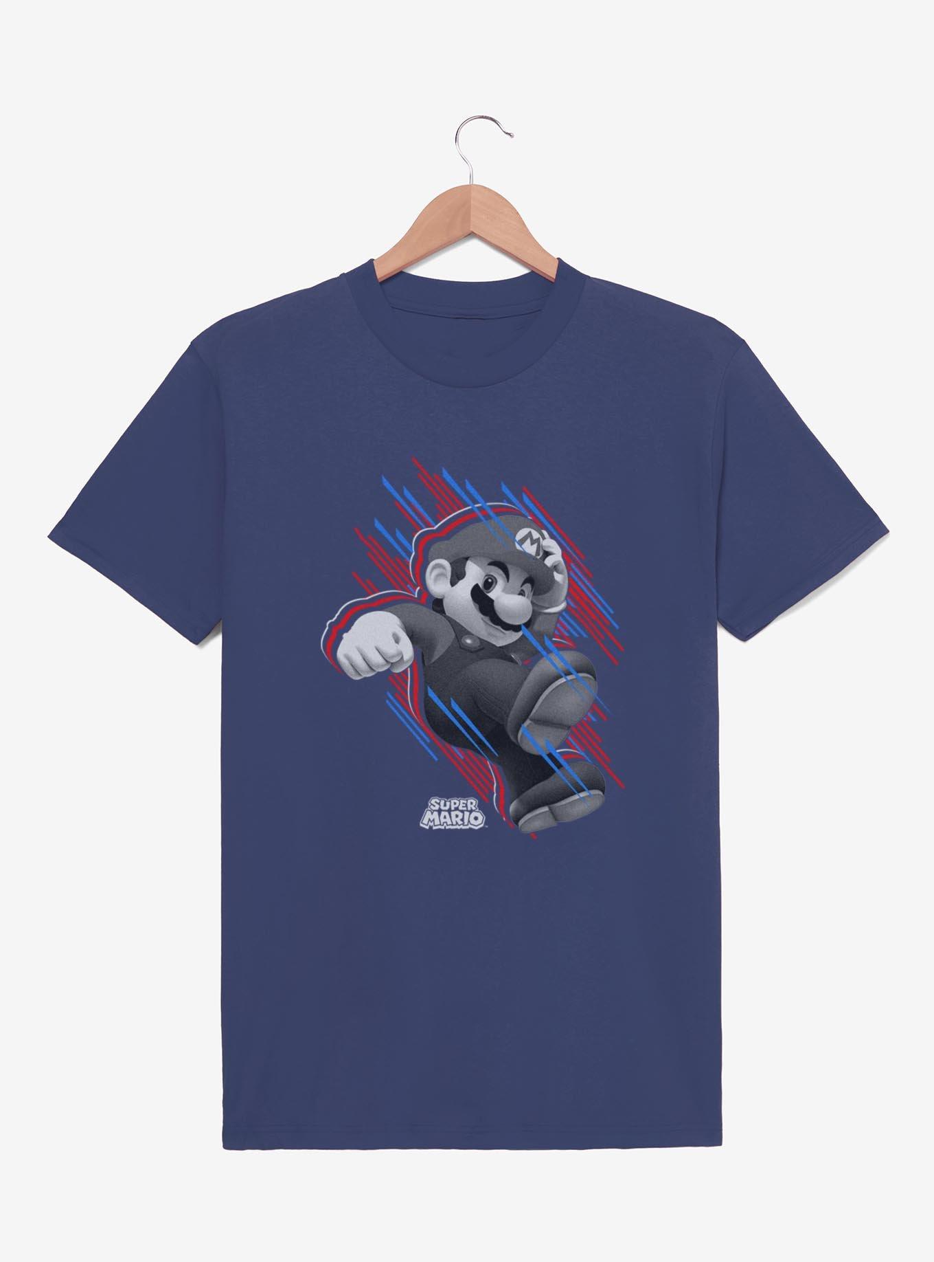 Super Mario Bros. Americana Stripes T-Shirt