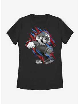 Super Mario Bros. Americana Stripes Womens T-Shirt, , hi-res