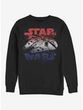 Star Wars Star Spangled Falcon Sweatshirt, BLACK, hi-res