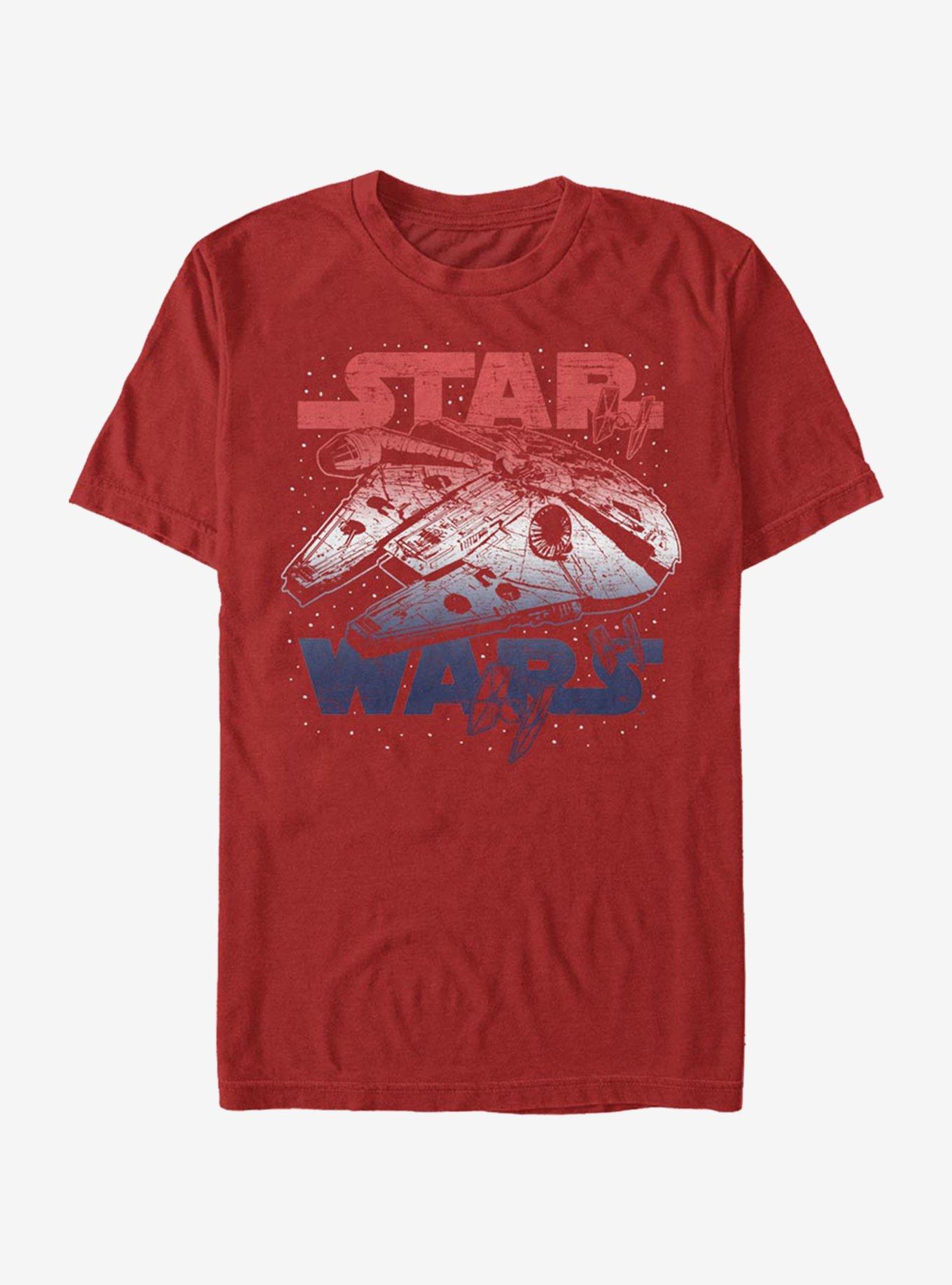 Star Wars Star Spangled Falcon T-Shirt, , hi-res