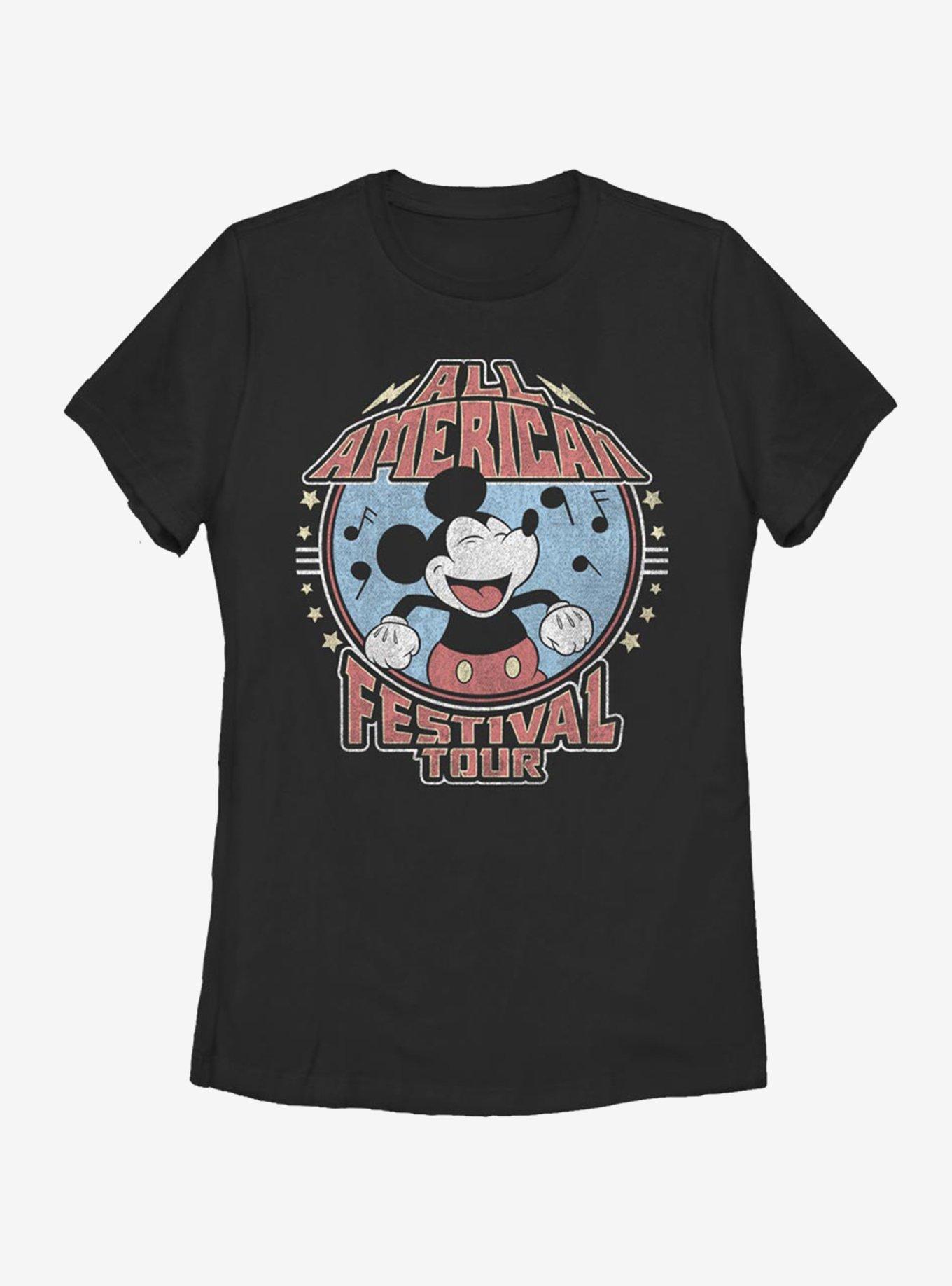 Disney Mickey Mouse American Tour Womens T-Shirt, , hi-res