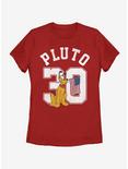 Disney Mickey Mouse Pluto Collegiate Womens T-Shirt, RED, hi-res