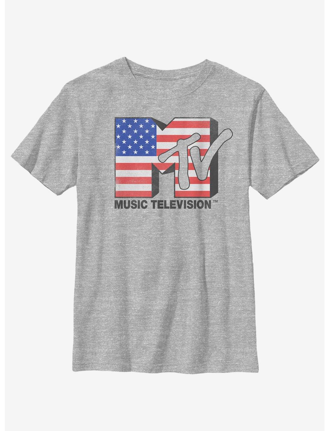 MTV Americana Classic Youth T-Shirt, ATH HTR, hi-res