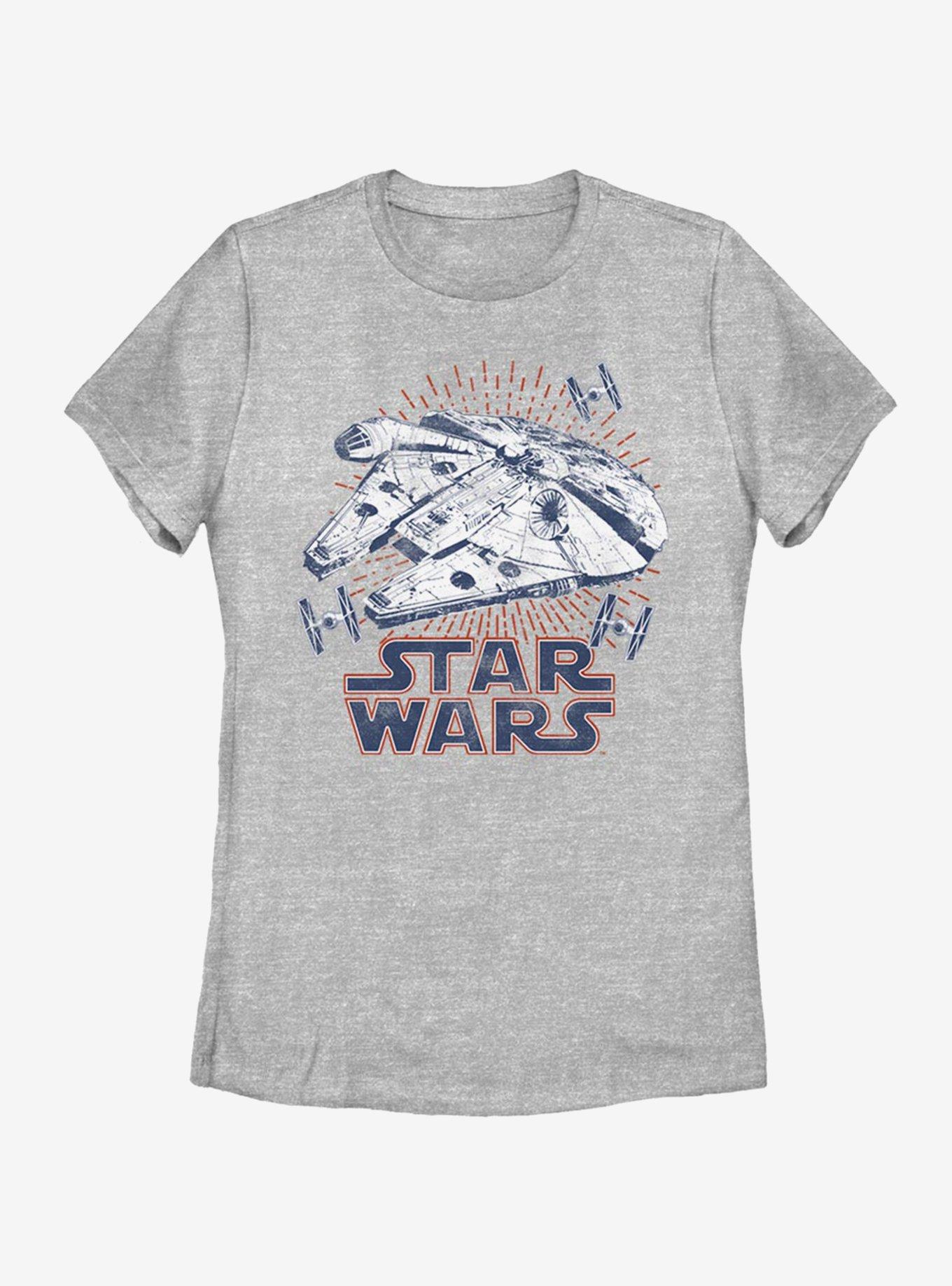Star Wars Falcon Rays Womens T-Shirt, , hi-res