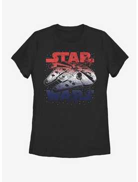 Star Wars Star Spangled Falcon Womens T-Shirt, , hi-res