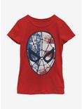 Marvel Spider-Man Spidey Americana Youth Girls T-Shirt, RED, hi-res