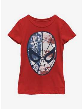 Marvel Spider-Man Spidey Americana Youth Girls T-Shirt, , hi-res