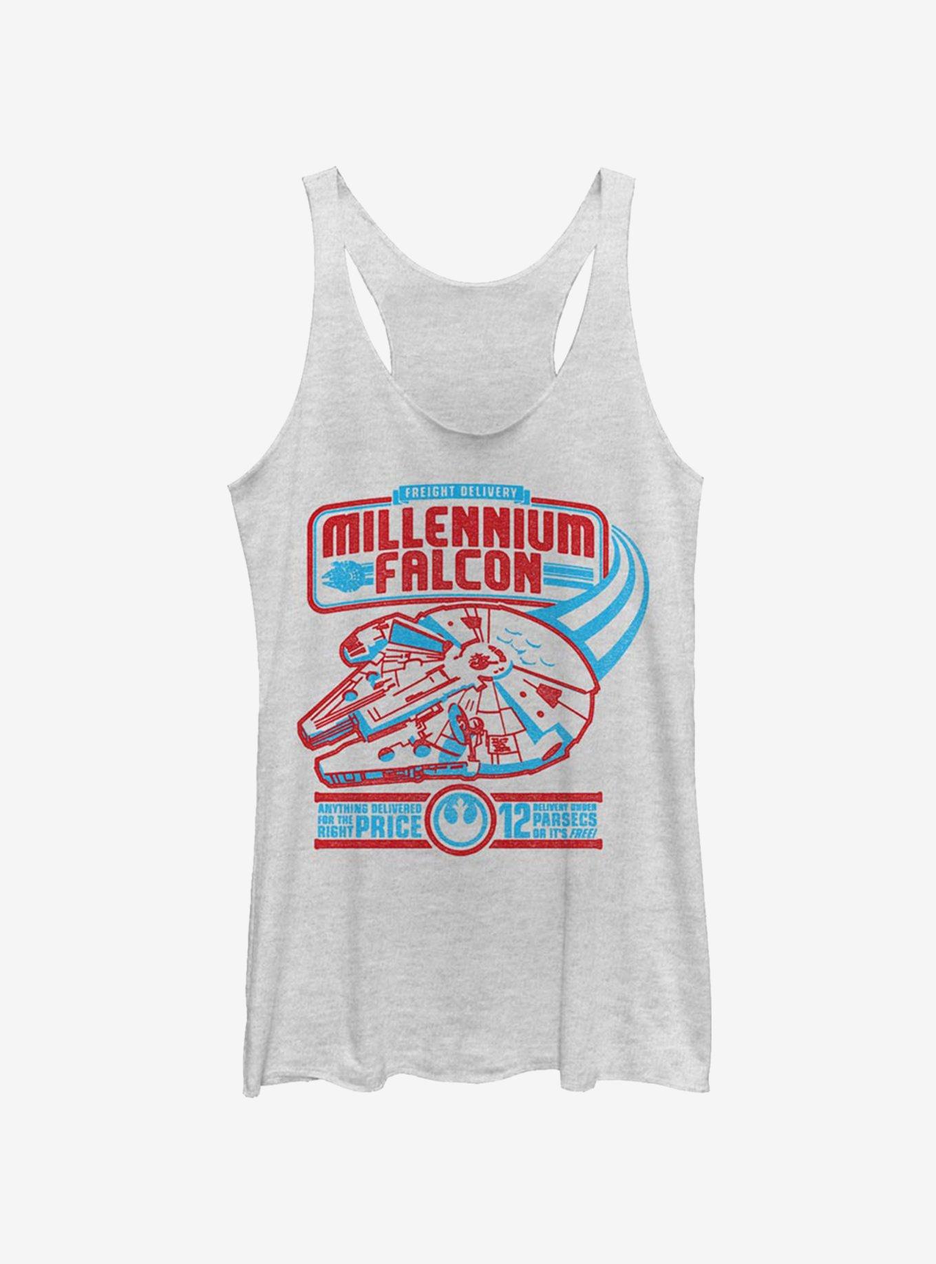 Star Wars Smuggler Service Womens Tank Top, WHITE HTR, hi-res