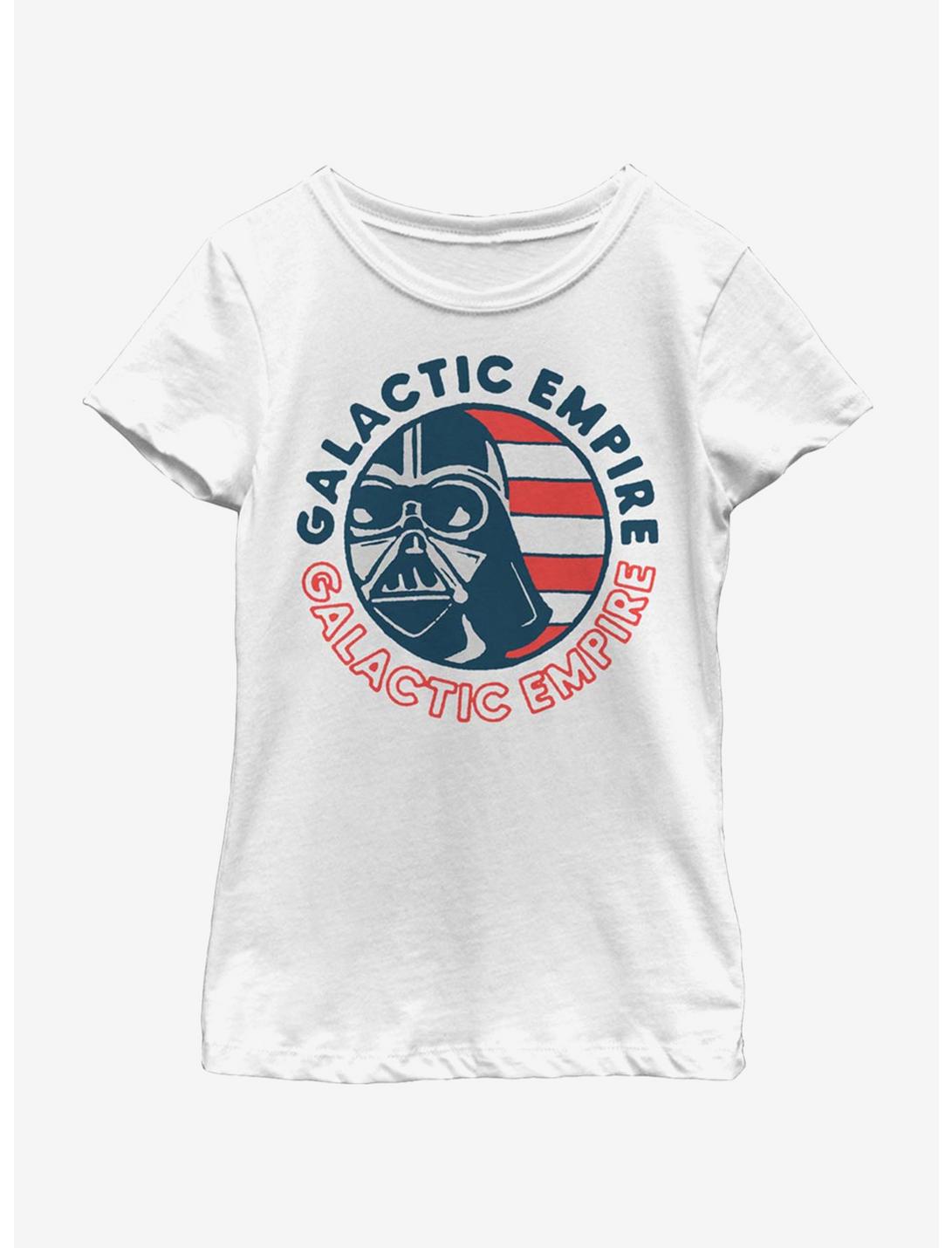 Star Wars Branded Vader Youth Girls T-Shirt, WHITE, hi-res