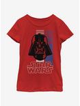 Star Wars Dark Nation Youth Girls T-Shirt, RED, hi-res