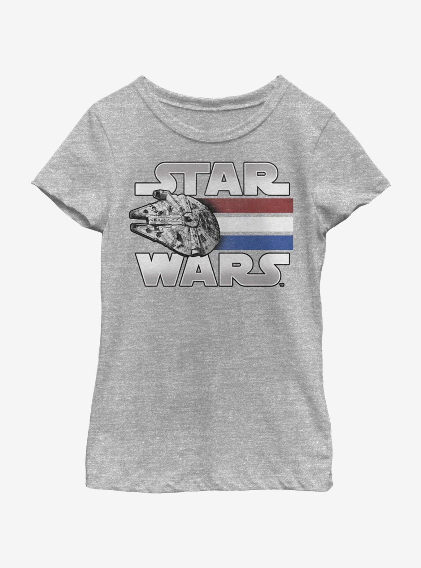 Star Wars Falcon Blast Off Youth Girls T-Shirt, , hi-res