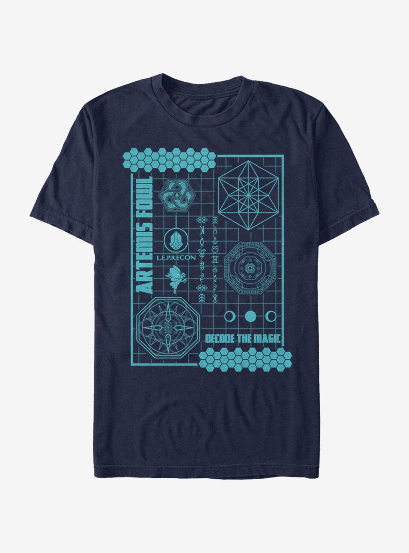 Disney Artemis Fowl Schematic T-Shirt, , hi-res