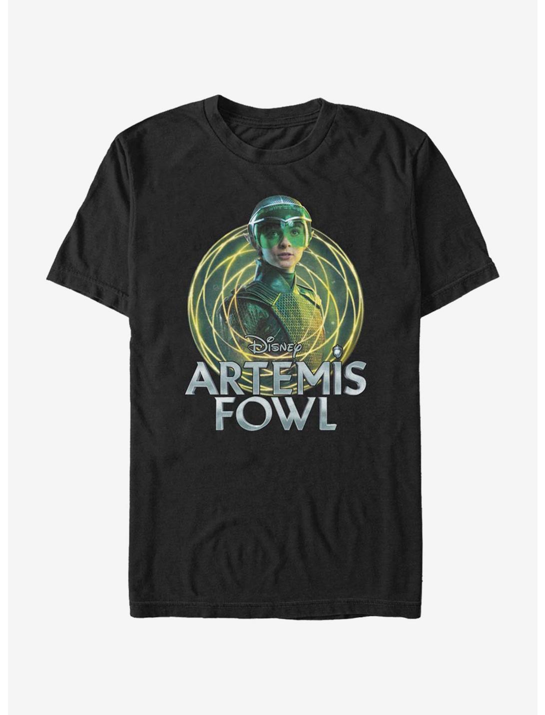 Disney Artemis Fowl Holly Badge T-Shirt, BLACK, hi-res