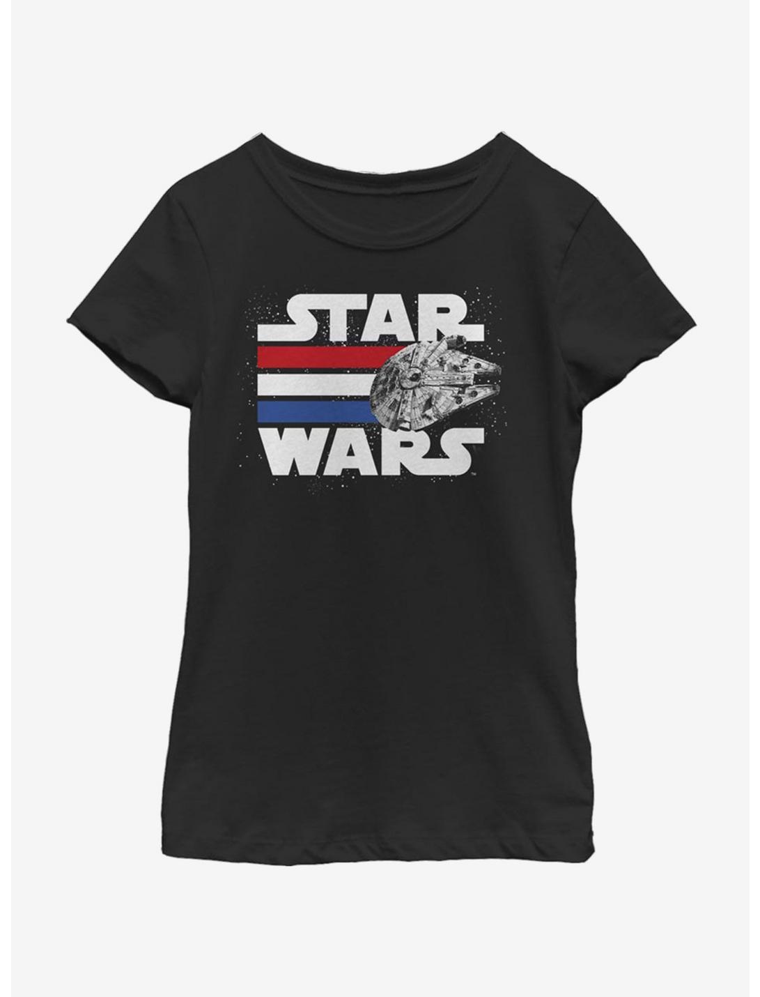 Star Wars Free Falcon Youth Girls T-Shirt, BLACK, hi-res