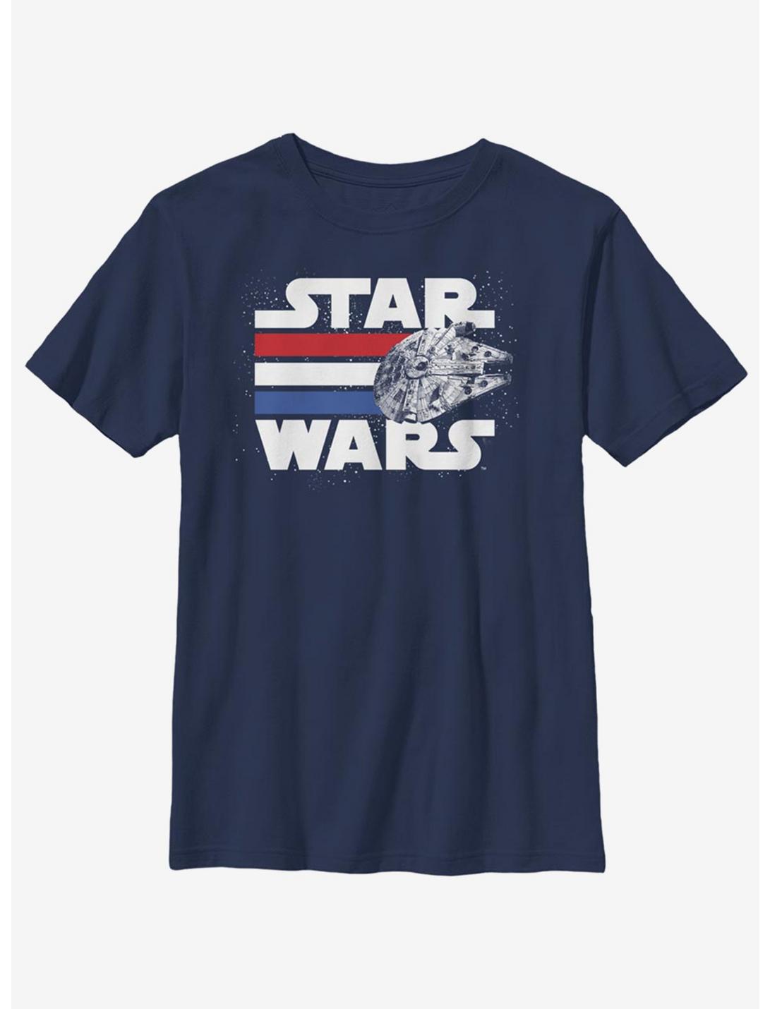 Star Wars Free Falcon Youth T-Shirt, NAVY, hi-res
