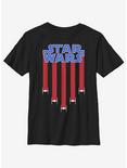 Star Wars Star Banner Youth T-Shirt, BLACK, hi-res