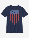 Star Wars Star Banner Youth T-Shirt, NAVY, hi-res