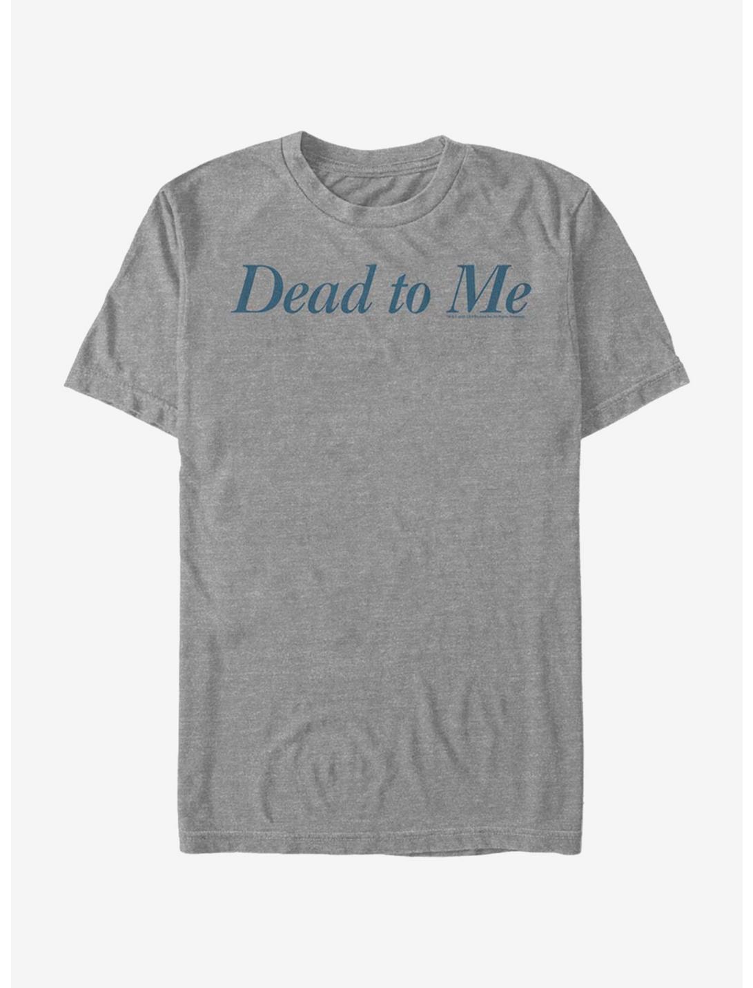 Dead To Me Logo T-Shirt, DARK GREY HEATHER, hi-res