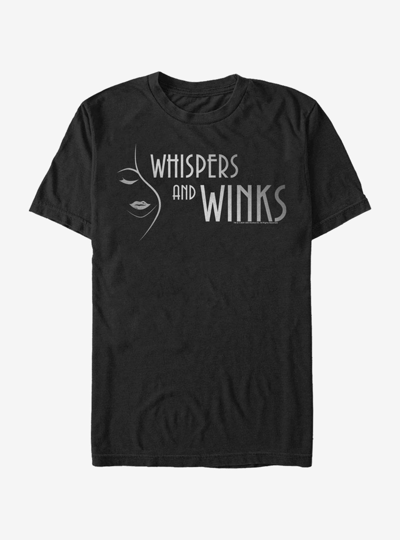 Dead To Me Whispers And Winks Horizontal Logo T-Shirt, , hi-res