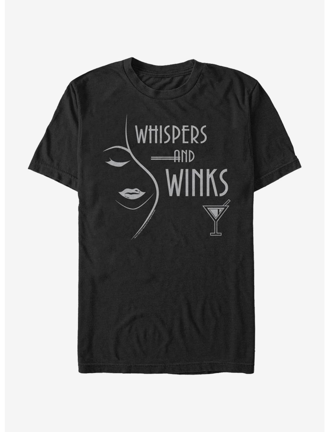 Dead To Me Whispers And Winks Logo T-Shirt, BLACK, hi-res