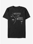 Dead To Me Whispers And Winks Logo T-Shirt, BLACK, hi-res