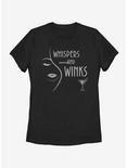 Dead To Me Whispers And Winks Logo Womens T-Shirt, BLACK, hi-res