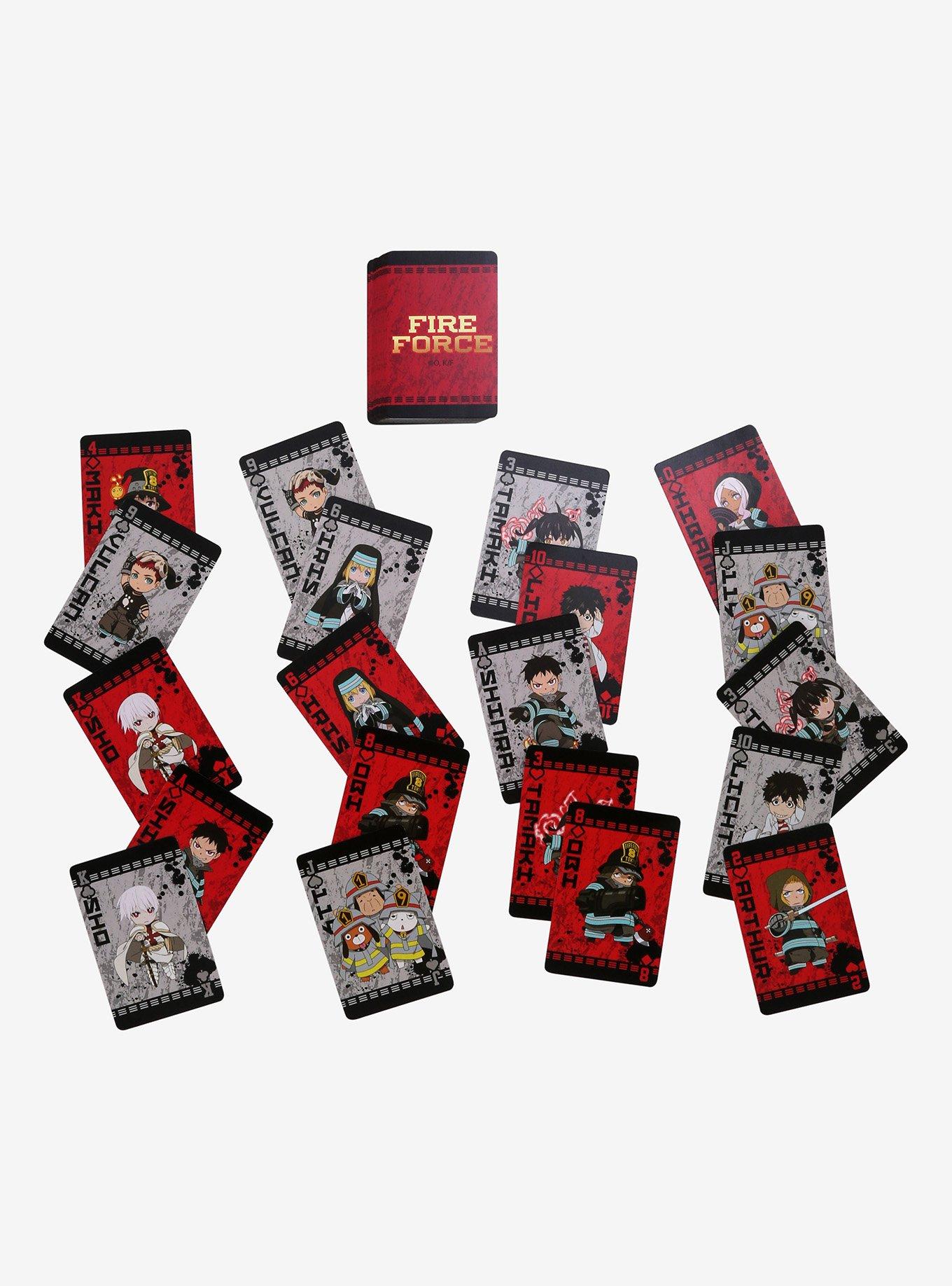 Playing cards on fire hot sale