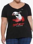 Friday The 13th: The Final Chapter Girls T-Shirt Plus Size, BLACK, hi-res
