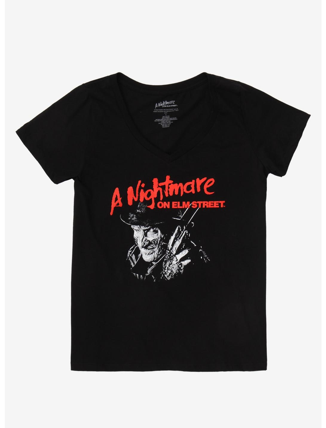 A Nightmare On Elm Street Girls T-Shirt Plus Size, BLACK, hi-res