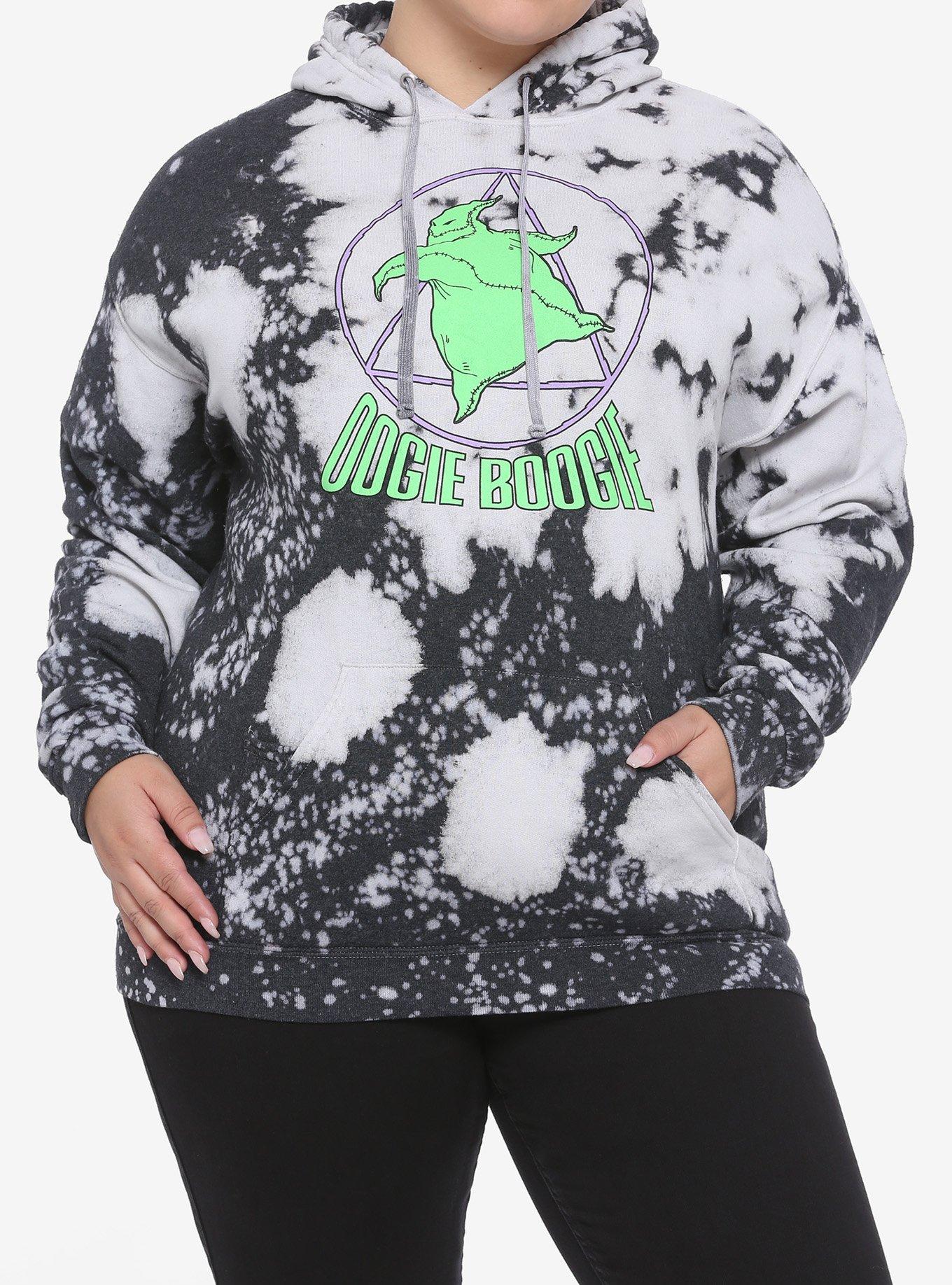 The Nightmare Before Christmas Oogie Boogie Splatter Girls Hoodie Plus Size, MULTI, hi-res