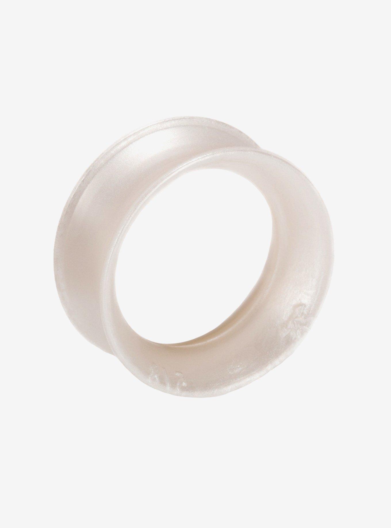 Kaos Softwear White Pearl Earskin Eyelet Plug 2 Pack Hot Topic